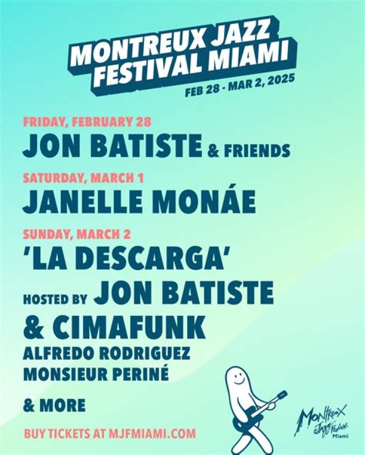 Jon Batiste Brings The Montreux Jazz Festival To Miami For 2024