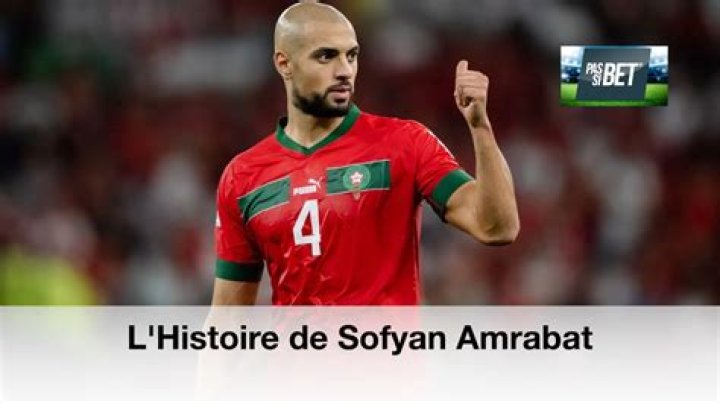 Histoire de l'enfance de Sofyan Amrabat et faits biographiques inchangés